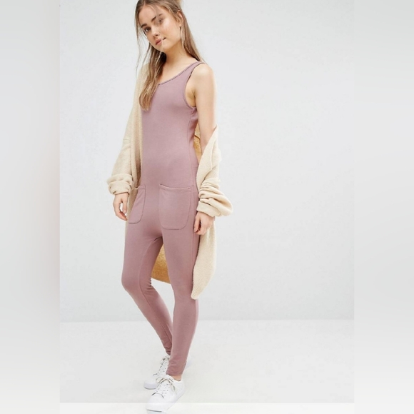 Asos Stitch & Pieces jumpsuit (Medium) dusty pink - Picture 8 of 9